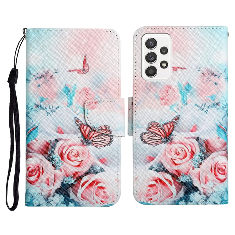 Painted Pattern Horizontal Flip Leather Case with Holder & Card Slot & Wallet, For Samsung Galaxy A71, For Samsung Galaxy A72 5G / 4G