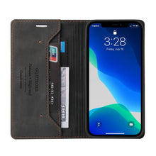 Load image into Gallery viewer, Skin Feel Anti-theft Brush Horizontal Flip Leather Case with Holder &amp; Card Slots &amp; Wallet, For iPhone 13 Pro Max, For iPhone 13 Pro, For iPhone 13, For iPhone 13 mini, For iPhone 12 Pro Max, For iPhone 12 / 12 Pro, For iPhone 12 mini                   ...