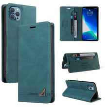 Load image into Gallery viewer, Skin Feel Anti-theft Brush Horizontal Flip Leather Case with Holder &amp; Card Slots &amp; Wallet, For iPhone 13 Pro Max, For iPhone 13 Pro, For iPhone 13, For iPhone 13 mini, For iPhone 12 Pro Max, For iPhone 12 / 12 Pro, For iPhone 12 mini                   ...