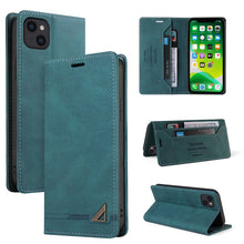 Load image into Gallery viewer, Skin Feel Anti-theft Brush Horizontal Flip Leather Case with Holder &amp; Card Slots &amp; Wallet, For iPhone 13 Pro Max, For iPhone 13 Pro, For iPhone 13, For iPhone 13 mini, For iPhone 12 Pro Max, For iPhone 12 / 12 Pro, For iPhone 12 mini                   ...