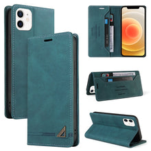 Load image into Gallery viewer, Skin Feel Anti-theft Brush Horizontal Flip Leather Case with Holder &amp; Card Slots &amp; Wallet, For iPhone 13 Pro Max, For iPhone 13 Pro, For iPhone 13, For iPhone 13 mini, For iPhone 12 Pro Max, For iPhone 12 / 12 Pro, For iPhone 12 mini                   ...