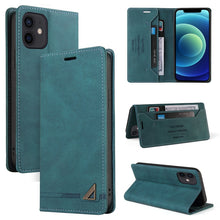Load image into Gallery viewer, Skin Feel Anti-theft Brush Horizontal Flip Leather Case with Holder &amp; Card Slots &amp; Wallet, For iPhone 13 Pro Max, For iPhone 13 Pro, For iPhone 13, For iPhone 13 mini, For iPhone 12 Pro Max, For iPhone 12 / 12 Pro, For iPhone 12 mini                   ...