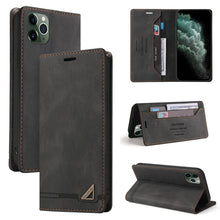 Load image into Gallery viewer, Skin Feel Anti-theft Brush Horizontal Flip Leather Case with Holder &amp; Card Slots &amp; Wallet, For iPhone 13 Pro Max, For iPhone 13 Pro, For iPhone 13, For iPhone 13 mini, For iPhone 12 Pro Max, For iPhone 12 / 12 Pro, For iPhone 12 mini                   ...