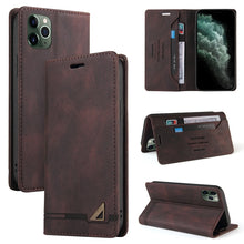 Load image into Gallery viewer, Skin Feel Anti-theft Brush Horizontal Flip Leather Case with Holder &amp; Card Slots &amp; Wallet, For iPhone 13 Pro Max, For iPhone 13 Pro, For iPhone 13, For iPhone 13 mini, For iPhone 12 Pro Max, For iPhone 12 / 12 Pro, For iPhone 12 mini                   ...