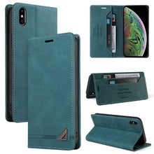 Load image into Gallery viewer, Skin Feel Anti-theft Brush Horizontal Flip Leather Case with Holder &amp; Card Slots &amp; Wallet, For iPhone 13 Pro Max, For iPhone 13 Pro, For iPhone 13, For iPhone 13 mini, For iPhone 12 Pro Max, For iPhone 12 / 12 Pro, For iPhone 12 mini                   ...