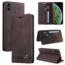 Load image into Gallery viewer, Skin Feel Anti-theft Brush Horizontal Flip Leather Case with Holder &amp; Card Slots &amp; Wallet, For iPhone 13 Pro Max, For iPhone 13 Pro, For iPhone 13, For iPhone 13 mini, For iPhone 12 Pro Max, For iPhone 12 / 12 Pro, For iPhone 12 mini                   ...