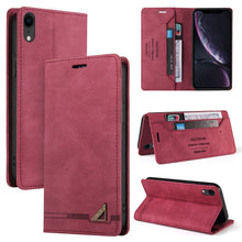 Load image into Gallery viewer, Skin Feel Anti-theft Brush Horizontal Flip Leather Case with Holder &amp; Card Slots &amp; Wallet, For iPhone 13 Pro Max, For iPhone 13 Pro, For iPhone 13, For iPhone 13 mini, For iPhone 12 Pro Max, For iPhone 12 / 12 Pro, For iPhone 12 mini                   ...
