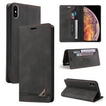 Load image into Gallery viewer, Skin Feel Anti-theft Brush Horizontal Flip Leather Case with Holder &amp; Card Slots &amp; Wallet, For iPhone X / XS, For iPhone SE 2022 / SE 2020 / 8 / 7, For iPhone 8 Plus &amp; 7 Plus