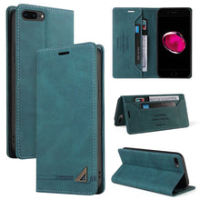 Load image into Gallery viewer, Skin Feel Anti-theft Brush Horizontal Flip Leather Case with Holder &amp; Card Slots &amp; Wallet, For iPhone X / XS, For iPhone SE 2022 / SE 2020 / 8 / 7, For iPhone 8 Plus &amp; 7 Plus