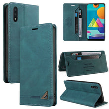 Load image into Gallery viewer, Skin Feel Anti-theft Brush Horizontal Flip Leather Case with Holder &amp; Card Slots &amp; Wallet, For Samsung Galaxy A01, For Samsung Galaxy A02, For Samsung Galaxy A02s EU Edition, For Samsung Galaxy A03s 164mm, For Samsung Galaxy A10, For Samsung Galaxy A10...