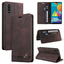Load image into Gallery viewer, Skin Feel Anti-theft Brush Horizontal Flip Leather Case with Holder &amp; Card Slots &amp; Wallet, For Samsung Galaxy A01, For Samsung Galaxy A02, For Samsung Galaxy A02s EU Edition, For Samsung Galaxy A03s 164mm, For Samsung Galaxy A10, For Samsung Galaxy A10...