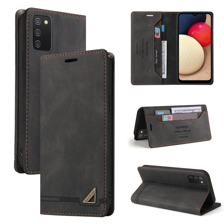 Skin Feel Anti-theft Brush Horizontal Flip Leather Case with Holder & Card Slots & Wallet, For Samsung Galaxy A01, For Samsung Galaxy A02, For Samsung Galaxy A02s EU Edition, For Samsung Galaxy A03s 164mm, For Samsung Galaxy A10, For Samsung Galaxy A10...