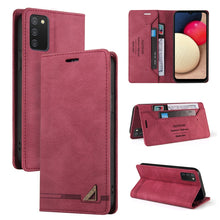 Load image into Gallery viewer, Skin Feel Anti-theft Brush Horizontal Flip Leather Case with Holder &amp; Card Slots &amp; Wallet, For Samsung Galaxy A01, For Samsung Galaxy A02, For Samsung Galaxy A02s EU Edition, For Samsung Galaxy A03s 164mm, For Samsung Galaxy A10, For Samsung Galaxy A10...