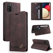 Load image into Gallery viewer, Skin Feel Anti-theft Brush Horizontal Flip Leather Case with Holder &amp; Card Slots &amp; Wallet, For Samsung Galaxy A01, For Samsung Galaxy A02, For Samsung Galaxy A02s EU Edition, For Samsung Galaxy A03s 164mm, For Samsung Galaxy A10, For Samsung Galaxy A10...