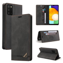 Load image into Gallery viewer, Skin Feel Anti-theft Brush Horizontal Flip Leather Case with Holder &amp; Card Slots &amp; Wallet, For Samsung Galaxy A01, For Samsung Galaxy A02, For Samsung Galaxy A02s EU Edition, For Samsung Galaxy A03s 164mm, For Samsung Galaxy A10, For Samsung Galaxy A10...