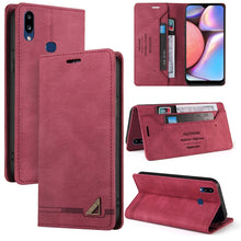 Load image into Gallery viewer, Skin Feel Anti-theft Brush Horizontal Flip Leather Case with Holder &amp; Card Slots &amp; Wallet, For Samsung Galaxy A01, For Samsung Galaxy A02, For Samsung Galaxy A02s EU Edition, For Samsung Galaxy A03s 164mm, For Samsung Galaxy A10, For Samsung Galaxy A10...