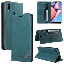 Load image into Gallery viewer, Skin Feel Anti-theft Brush Horizontal Flip Leather Case with Holder &amp; Card Slots &amp; Wallet, For Samsung Galaxy A01, For Samsung Galaxy A02, For Samsung Galaxy A02s EU Edition, For Samsung Galaxy A03s 164mm, For Samsung Galaxy A10, For Samsung Galaxy A10...