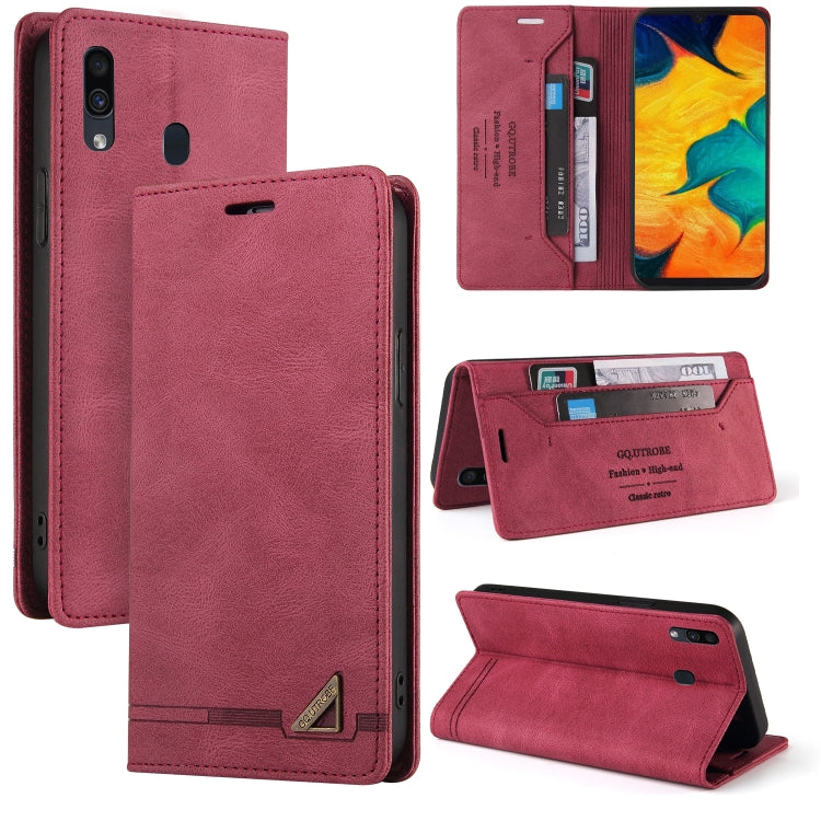 Skin Feel Anti-theft Brush Horizontal Flip Leather Case with Holder & Card Slots & Wallet, For Samsung Galaxy A01, For Samsung Galaxy A02, For Samsung Galaxy A02s EU Edition, For Samsung Galaxy A03s 164mm, For Samsung Galaxy A10, For Samsung Galaxy A10...