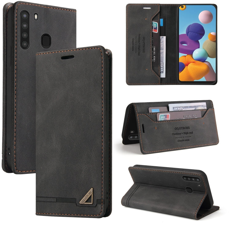 Skin Feel Anti-theft Brush Horizontal Flip Leather Case with Holder & Card Slots & Wallet, For Samsung Galaxy A01, For Samsung Galaxy A02, For Samsung Galaxy A02s EU Edition, For Samsung Galaxy A03s 164mm, For Samsung Galaxy A10, For Samsung Galaxy A10...