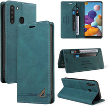 Load image into Gallery viewer, Skin Feel Anti-theft Brush Horizontal Flip Leather Case with Holder &amp; Card Slots &amp; Wallet, For Samsung Galaxy A01, For Samsung Galaxy A02, For Samsung Galaxy A02s EU Edition, For Samsung Galaxy A03s 164mm, For Samsung Galaxy A10, For Samsung Galaxy A10...
