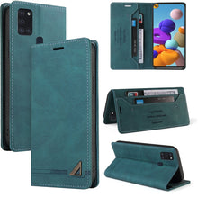 Load image into Gallery viewer, Skin Feel Anti-theft Brush Horizontal Flip Leather Case with Holder &amp; Card Slots &amp; Wallet, For Samsung Galaxy A01, For Samsung Galaxy A02, For Samsung Galaxy A02s EU Edition, For Samsung Galaxy A03s 164mm, For Samsung Galaxy A10, For Samsung Galaxy A10...