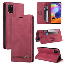 Load image into Gallery viewer, Skin Feel Anti-theft Brush Horizontal Flip Leather Case with Holder &amp; Card Slots &amp; Wallet, For Samsung Galaxy A22 5G, For Samsung Galaxy A22 4G, For Samsung Galaxy A31, For Samsung Galaxy A32 4G, For Samsung Galaxy A32 5G, For Samsung Galaxy A40       ...