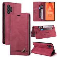Load image into Gallery viewer, Skin Feel Anti-theft Brush Horizontal Flip Leather Case with Holder &amp; Card Slots &amp; Wallet, For Samsung Galaxy A22 5G, For Samsung Galaxy A22 4G, For Samsung Galaxy A31, For Samsung Galaxy A32 4G, For Samsung Galaxy A32 5G, For Samsung Galaxy A40       ...
