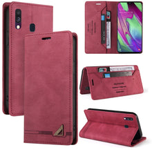 Load image into Gallery viewer, Skin Feel Anti-theft Brush Horizontal Flip Leather Case with Holder &amp; Card Slots &amp; Wallet, For Samsung Galaxy A22 5G, For Samsung Galaxy A22 4G, For Samsung Galaxy A31, For Samsung Galaxy A32 4G, For Samsung Galaxy A32 5G, For Samsung Galaxy A40       ...