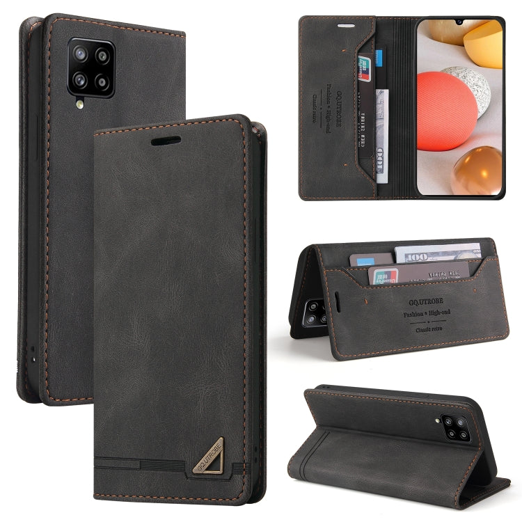 Skin Feel Anti-theft Brush Horizontal Flip Leather Case with Holder & Card Slots & Wallet, For Samsung Galaxy A22 5G, For Samsung Galaxy A22 4G, For Samsung Galaxy A31, For Samsung Galaxy A32 4G, For Samsung Galaxy A32 5G, For Samsung Galaxy A40       ...