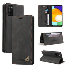 Load image into Gallery viewer, For Samsung Galaxy A03s 166mm Skin Feel Anti-theft Brush Horizontal Flip Leather Case with Holder &amp; Card Slots &amp; Wallet(Brown), For Samsung Galaxy A03s 166mm