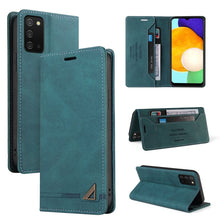 Load image into Gallery viewer, For Samsung Galaxy A03s 166mm Skin Feel Anti-theft Brush Horizontal Flip Leather Case with Holder &amp; Card Slots &amp; Wallet(Brown), For Samsung Galaxy A03s 166mm