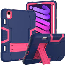 Load image into Gallery viewer, Contrast Color Robot Shockproof Silicone + PC Protective Case with Holder &amp; Pen Slot, For iPad mini 2024 / mini 6