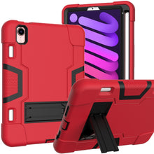 Load image into Gallery viewer, Contrast Color Robot Shockproof Silicone + PC Protective Case with Holder &amp; Pen Slot, For iPad mini 2024 / mini 6