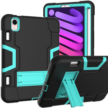 Load image into Gallery viewer, Contrast Color Robot Shockproof Silicone + PC Protective Case with Holder &amp; Pen Slot, For iPad mini 2024 / mini 6