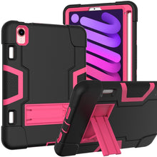 Load image into Gallery viewer, Contrast Color Robot Shockproof Silicone + PC Protective Case with Holder &amp; Pen Slot, For iPad mini 2024 / mini 6