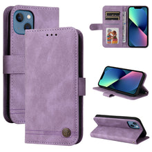 Load image into Gallery viewer, Skin Feel Life Tree Metal Button Horizontal Flip Leather Case with Holder &amp; Card Slot &amp; Wallet &amp; Photo Frame &amp; Strap, For iPhone 13 mini, For iPhone 13, For iPhone 13 Pro, For iPhone 13 Pro Max, For iPhone 12 mini, For iPhone 12 / 12 Pro               ...