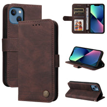 Load image into Gallery viewer, Skin Feel Life Tree Metal Button Horizontal Flip Leather Case with Holder &amp; Card Slot &amp; Wallet &amp; Photo Frame &amp; Strap, For iPhone 13 mini, For iPhone 13, For iPhone 13 Pro, For iPhone 13 Pro Max, For iPhone 12 mini, For iPhone 12 / 12 Pro               ...
