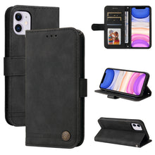 Load image into Gallery viewer, Skin Feel Life Tree Metal Button Horizontal Flip Leather Case with Holder &amp; Card Slot &amp; Wallet &amp; Photo Frame &amp; Strap, For iPhone 13 mini, For iPhone 13, For iPhone 13 Pro, For iPhone 13 Pro Max, For iPhone 12 mini, For iPhone 12 / 12 Pro               ...