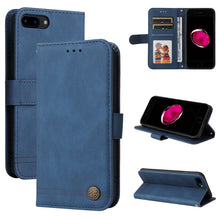 Load image into Gallery viewer, Skin Feel Life Tree Metal Button Horizontal Flip Leather Case with Holder &amp; Card Slot &amp; Wallet &amp; Photo Frame &amp; Strap, For iPhone 11 Pro Max, For iPhone SE 2022 / SE 2020 / 8 / 7, For iPhone 8 Plus / 7 Plus, For iPhone 6 / 6s, For iPhone 6 Plus / 6s Plus
