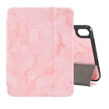 Load image into Gallery viewer, Marble Texture Smart Leather Tablet Case with 3-Folding Holder &amp; Pen Slot, For iPad mini 6 / mini 2024