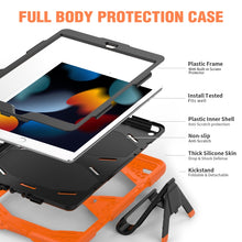 Load image into Gallery viewer, Shockproof Colorful Silicone + PC Protective Case with Holder &amp; Pen Slot, For iPad 10.2 2021 / 2020 / 2019