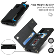 Load image into Gallery viewer, Cross-body Square Double Buckle Flip Card Bag TPU+PU Case with Card Slots &amp; Wallet &amp; Photo &amp; Strap, For Samsung Galaxy Note20, For Samsung Galaxy Note20 Ultra, For Samsung Galaxy S20, For Samsung Galaxy S20 Ultra, For Samsung Galaxy S20 FE             ...