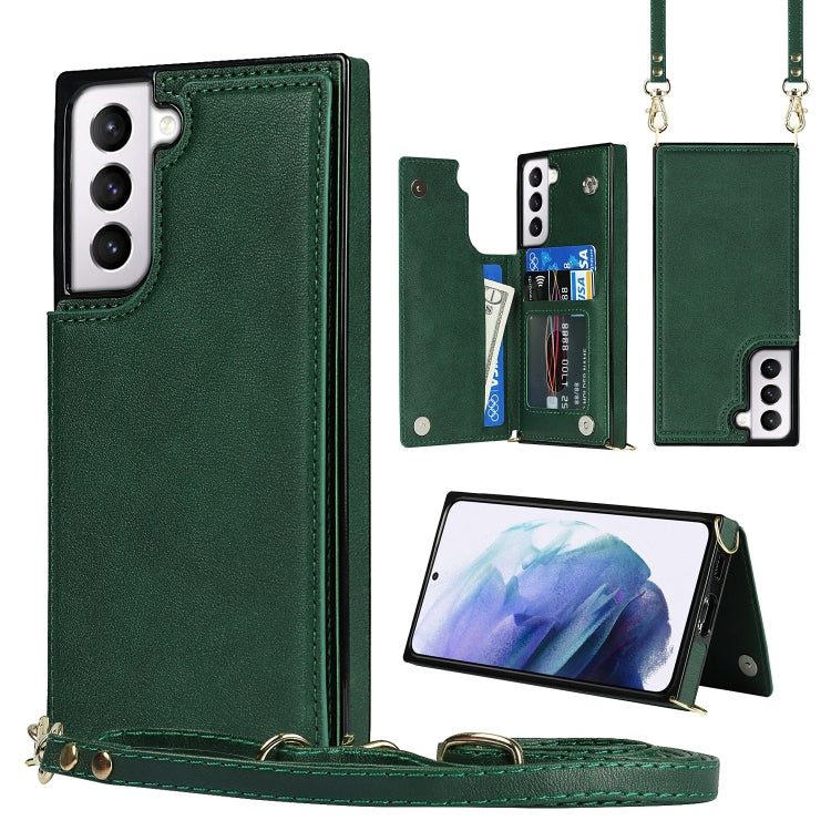 Cross-body Square Double Buckle Flip Card Bag TPU+PU Case with Card Slots & Wallet & Photo & Strap, For Samsung Galaxy Note20, For Samsung Galaxy Note20 Ultra, For Samsung Galaxy S20, For Samsung Galaxy S20 Ultra, For Samsung Galaxy S20 FE             ...