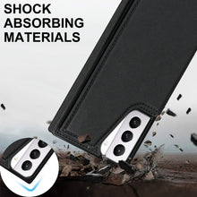 Load image into Gallery viewer, Cross-body Square Double Buckle Flip Card Bag TPU+PU Case with Card Slots &amp; Wallet &amp; Photo &amp; Strap, For Samsung Galaxy S21+ 5G