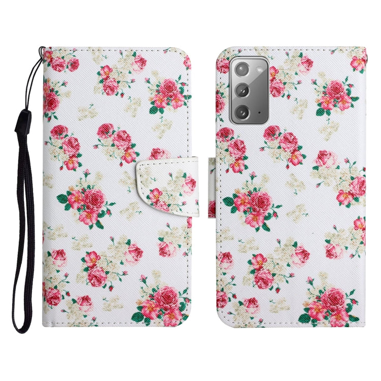Painted Pattern Horizontal Flip Leather Case with Holder & Card Slot & Wallet, For Samsung Galaxy Note20, For Samsung Galaxy Note20 Ultra