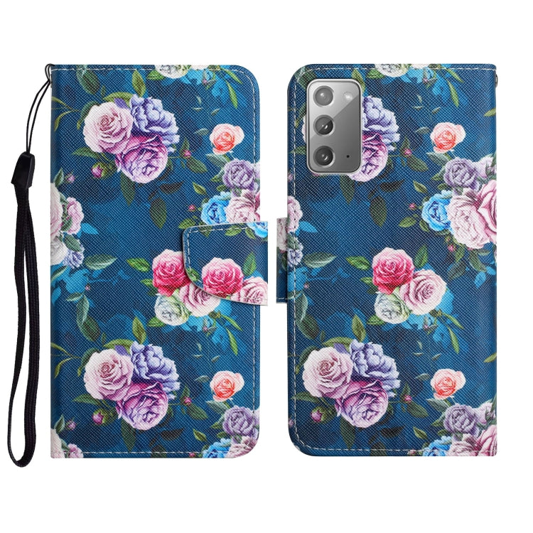 Painted Pattern Horizontal Flip Leather Case with Holder & Card Slot & Wallet, For Samsung Galaxy Note20, For Samsung Galaxy Note20 Ultra