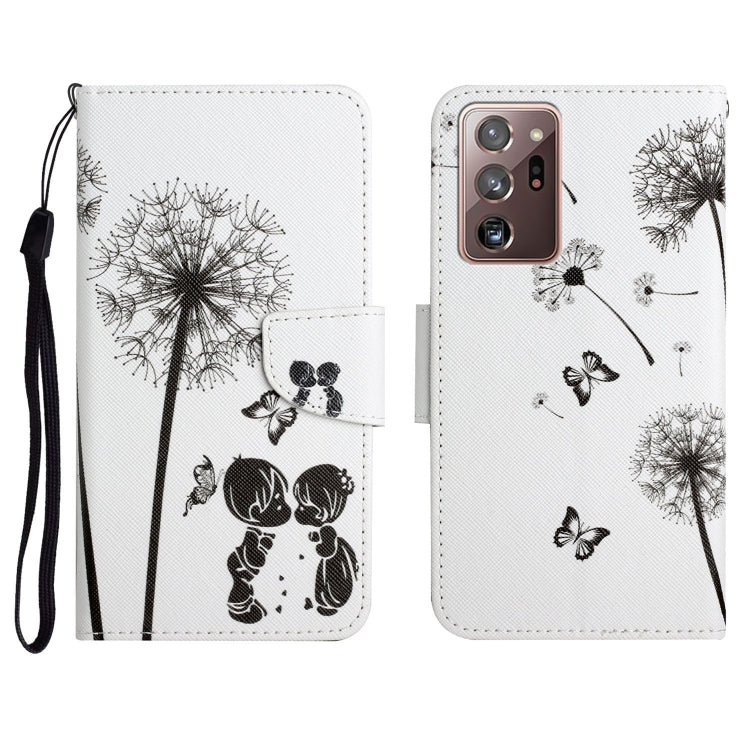 Painted Pattern Horizontal Flip Leather Case with Holder & Card Slot & Wallet, For Samsung Galaxy Note20, For Samsung Galaxy Note20 Ultra