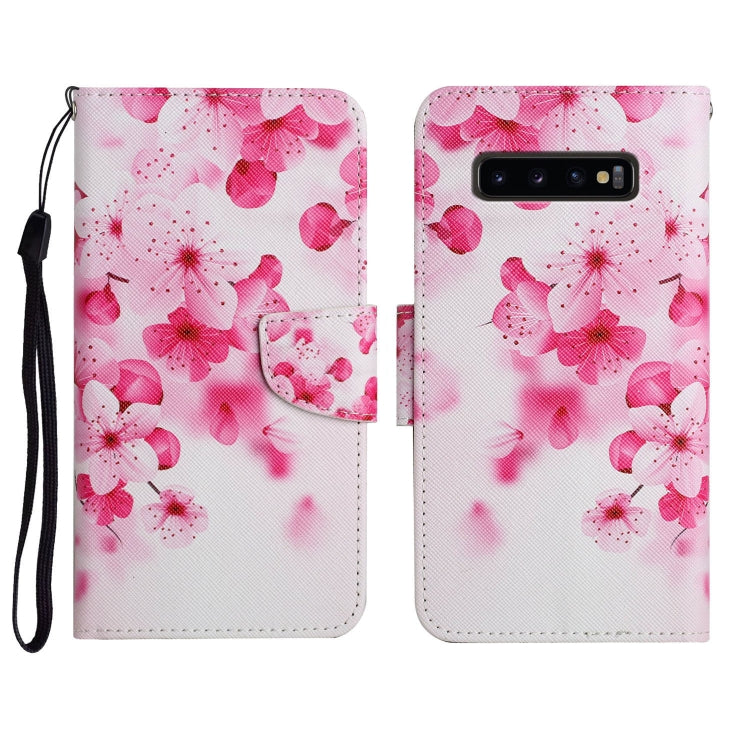 Painted Pattern Horizontal Flip Leather Case with Holder & Card Slot & Wallet, For Samsung Galaxy S10, For Samsung Galaxy S10+