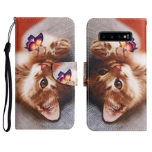 Load image into Gallery viewer, Painted Pattern Horizontal Flip Leather Case with Holder &amp; Card Slot &amp; Wallet, For Samsung Galaxy S10, For Samsung Galaxy S10+