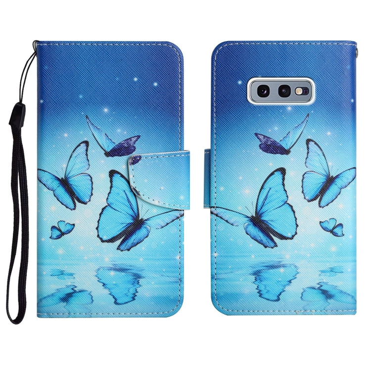 Painted Pattern Horizontal Flip Leather Case with Holder & Card Slot & Wallet, For Samsung Galaxy S10e, For Samsung Galaxy S20